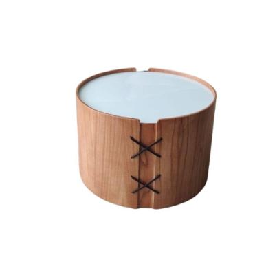 Mesa De Centro Redonda Isis Off White 50 Cm