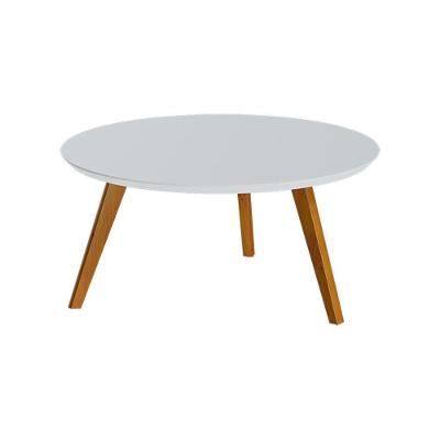 Mesa Classic Centro Redonda - Branco Acetinado