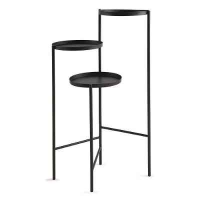 Mesa de Apoio Preto 76x52cm