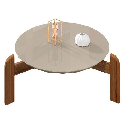 Mesa De Centro Para Sala Off White Cedro