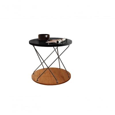 Mesa De Centro Trançada Larflex Preto,Preto