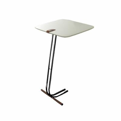 Mesa De Apoio Bandeja Off White Base Preta