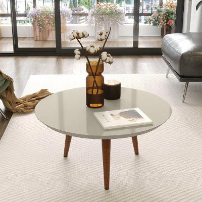 Mesa De Centro Luna 670 Off White Patrimar