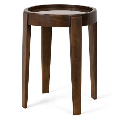 Mesa Lateral Decorativa Para Sala de Estar 49x65 Canela