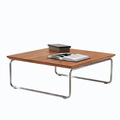 Mesa de Centro Kairos Pé Cromado Bisart Decor Cinamomo
