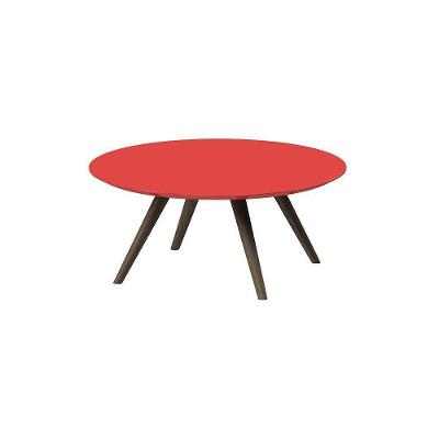 Mesa de Centro Redondo Vermelho Pinoquio