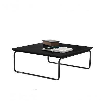 Mesa de Centro Kairos Pé Preto Bisart Decor laca Preto