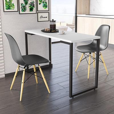 Conjunto Mesa De Cozinha 120cm e 2 Cadeiras Branco