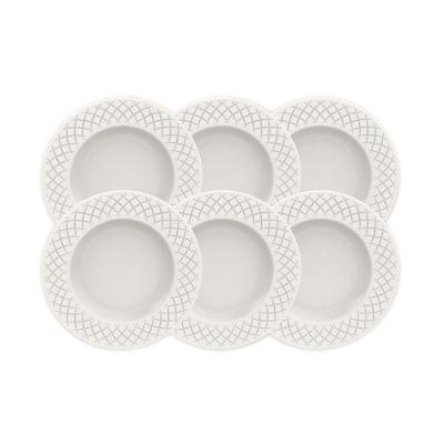 Conjunto De Pratos De Sobremesa 06 Peças Ingrid Tramontina