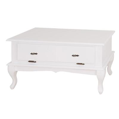 Mesa de Centro Antique Com 02 Gavetas Basculantes 1006 Nude