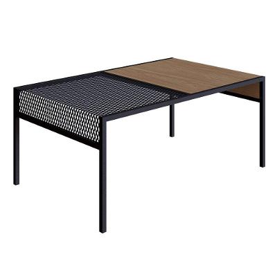 Mesa De Centro New Hanover E Preto 80 Cm - D'rossi