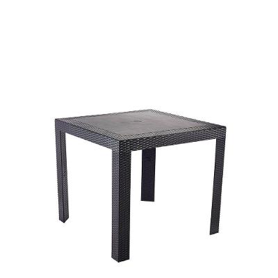 Mesa Ibiza Polipropileno Com Tampo Fratini Preto