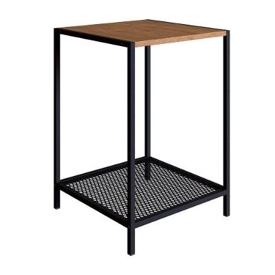 Mesa Lateral New 40 Cm Vermont E Preto - D'rossi