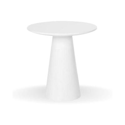 Mesa Bistrô Cone 70 Cm Tampo Laca Branca Base Branca Cor Branco