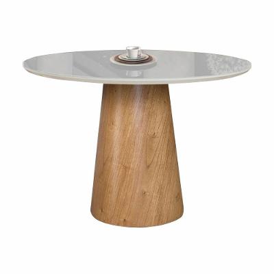 Mesas De Jantar Cone Cor Off White Diâmetro 1,10m