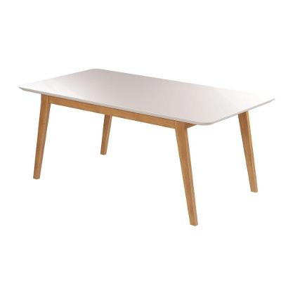 Mesa De Jantar Elegance Jcm Movelaria Off White 1,20 M