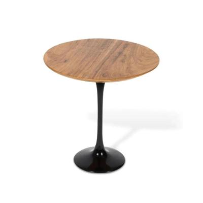 Mesa Bistrô Saarinen 60 Cm Tampo Antíqua Base Preta Cor Preto