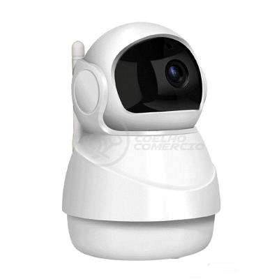 Câmera Ip C360 De Segurança Wifi 2 Antenas Robô Hd 1080P Sem Fio Jortan Áudio Visão Noturna - 8166Xp