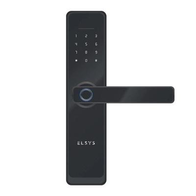 Fechadura Digital De Embutir Wi-Fi Com Biometria Esf-De4000B