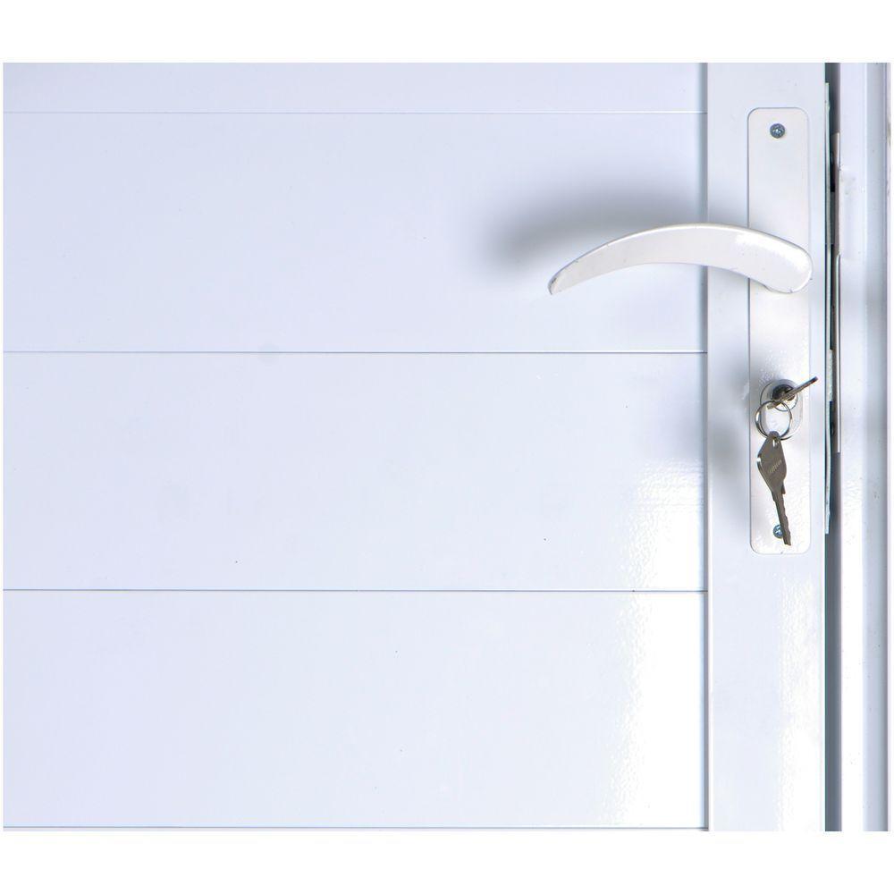 Porta De Alumínio Lambril 2,10 X 0,70 Esquerda Branco - 3