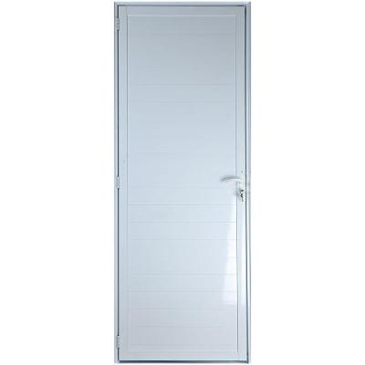 Porta De Alumínio Lambril 2,10 X 0,70 Esquerda Branco
