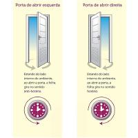 Porta De Alumínio Lambril 2,10 X 0,70 Esquerda Branco - 4