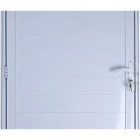 Porta De Alumínio Lambril 2,10 X 0,70 Esquerda Branco - 2
