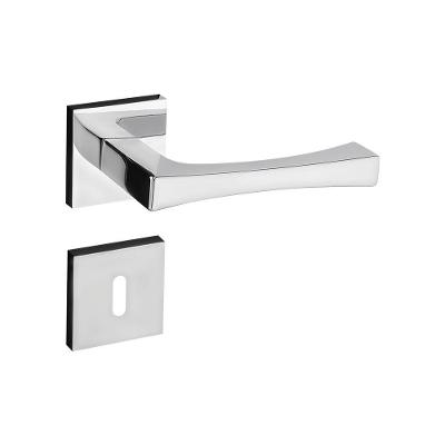 Fechadura Vivaldi Cromada Roseta Quadrada 40mm Pado Interna