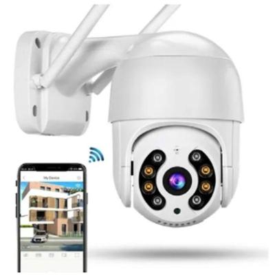 Câmera Ip Wifi Gira 320° Ptz Dome Prova De água P Condomínio
