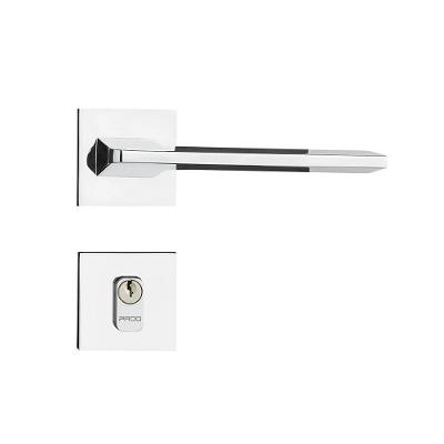 Fechadura Sara Cromada Roseta Quadrada 55mm Pado Externa