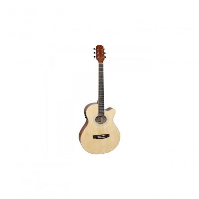 Violao Mini-Jumbo Cutaway Aco Gsf-1D Natural Satin Giannini