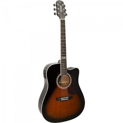 Violao Grand Auditorium Cutaway Gsf-3 Ceq Tdw Translucent Da
