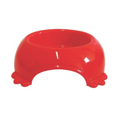 Comedouro Plastico Patinha 290ml Vermelho