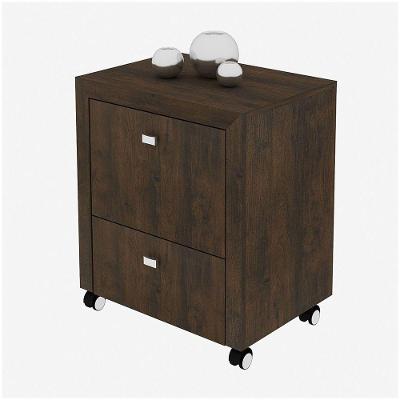 Armário Para Home Office Me4112 Com Rodízios Rústico