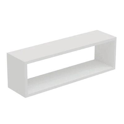 Nicho Retangular Decorativo 70X15X15 Branco Em Mdf