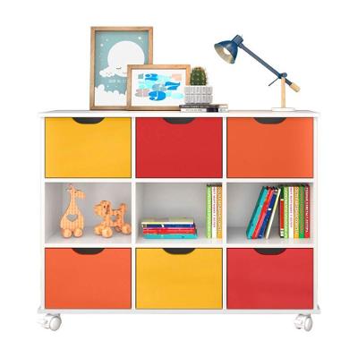 Nicho Organizador C/ 6 Gavetas Q01 Branco/Colorido