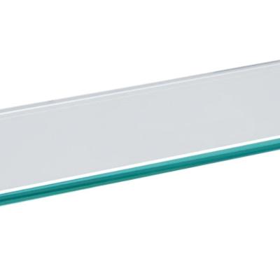 Prateleira de Vidro Glass Reta Suporte Injetado 600X150X8 Mm