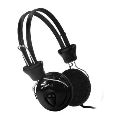 Fone De Ouvido C Mic C3tech Tricerix Pto Ph 80bk