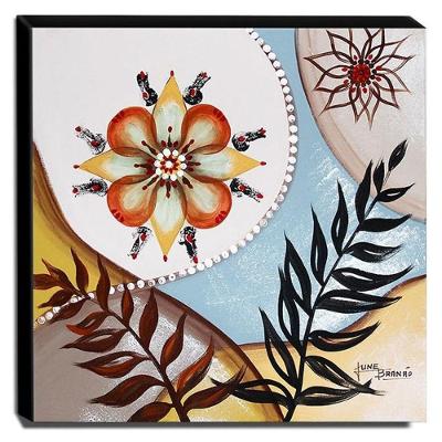 Quadro De Pintura Decorativo 60X60Cm-1690