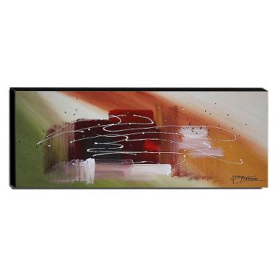 Quadro De Pintura Abstrato 40X105Cm-1677
