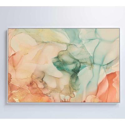 Quadro Formas Abstratas 120x80 Cm Tecido Canvas