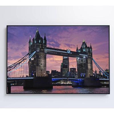 Quadro Ponte Da Torre 120x80 Cm Vidro Impresso