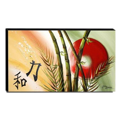 Quadro De Pintura Oriental 60X105Cm-1302