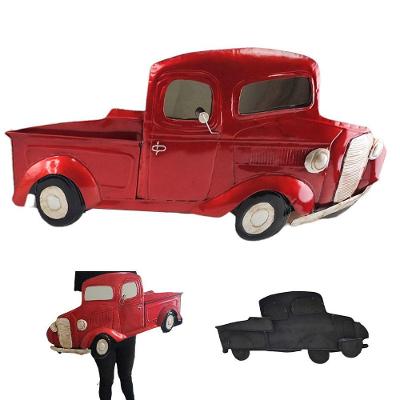 Quadro Pick Up Vintage 3d Carro Espelhado Enfeite Metal