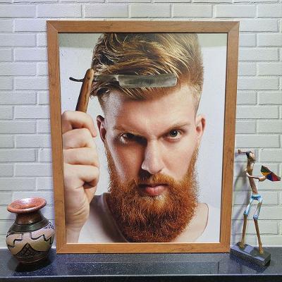 Quadros Barba Barbearia 35cmx45cms Modelo 1