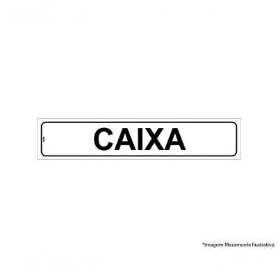 Placa Sinal.Pvc 05X25Cm Caixa Ref2255