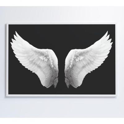 Quadro Asas De Anjo 60x40 Cm Tecido Canvas