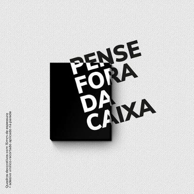 Pense Fora Da Caixa - Montagem Entre Quadros 1Pç
