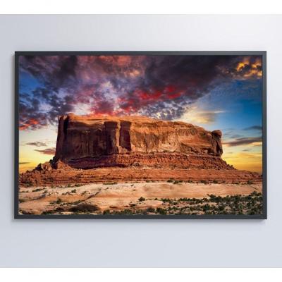 Quadro Decorativo Deserto Butte Utah 120x80 Cm Tecido Canvas