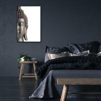 Quadro Face Buda 40x60 Cm Tecido Canvas